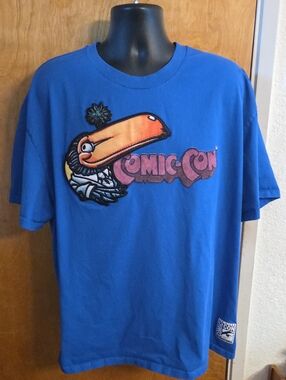 Comic Con International T Shirt Toucan Mens L Graphic Tee San Diego SDCC CCI XXL